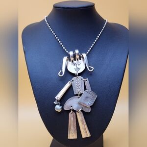 Vintage Frances Tuck Signed Teacher Necklace